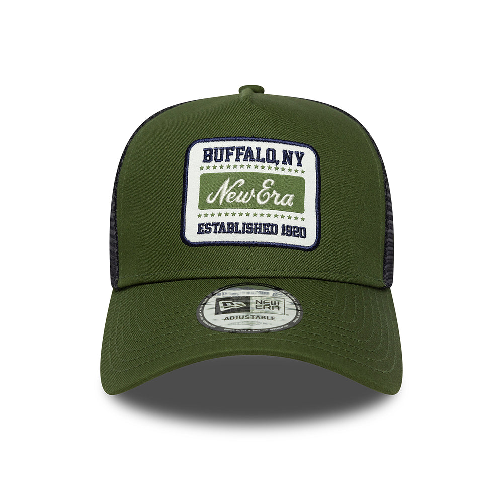 Casquette Trucker A-Frame NE Patch mousse NEW ERA