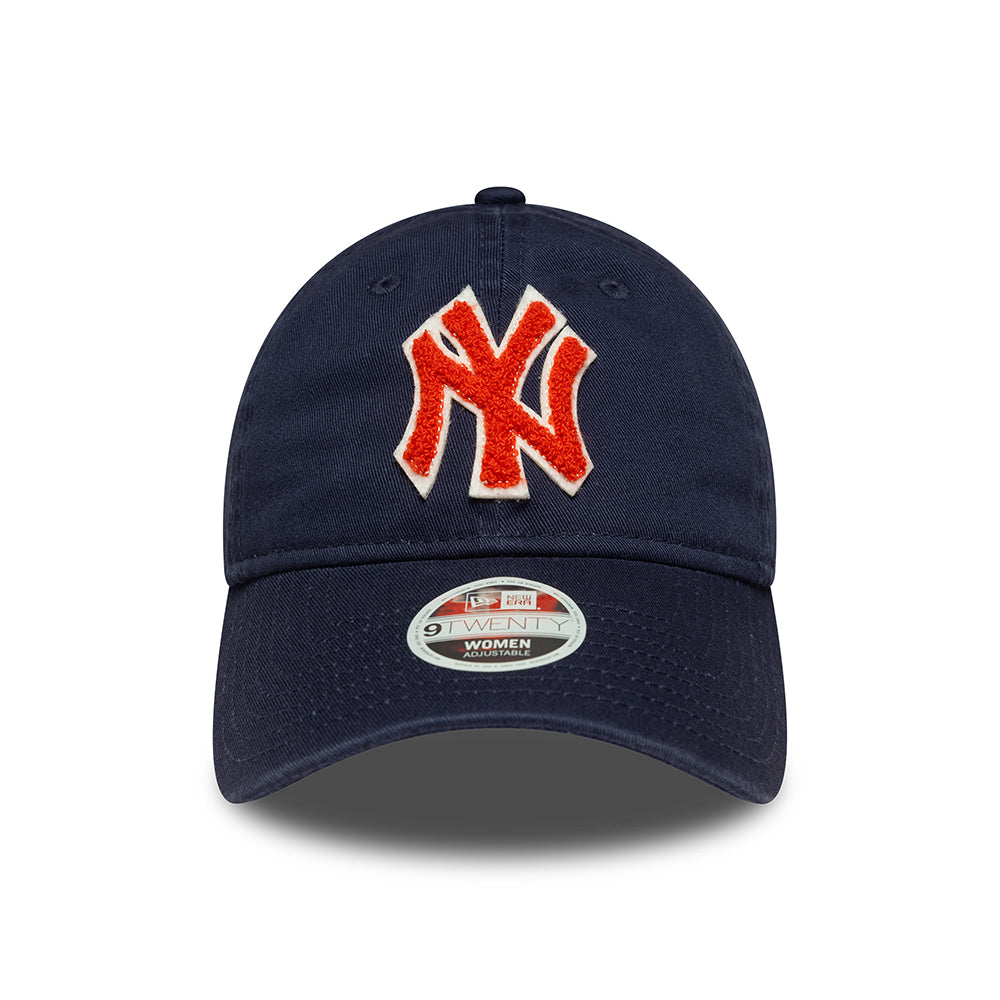 Casquette Femme 9TWENTY MLB Boucle New York Yankees bleu marine-orange NEW ERA