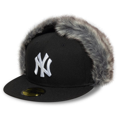 Casquette Avec Protège-Oreilles 59FIFTY MLB World Series Dogear New York Yankees noir NEW ERA