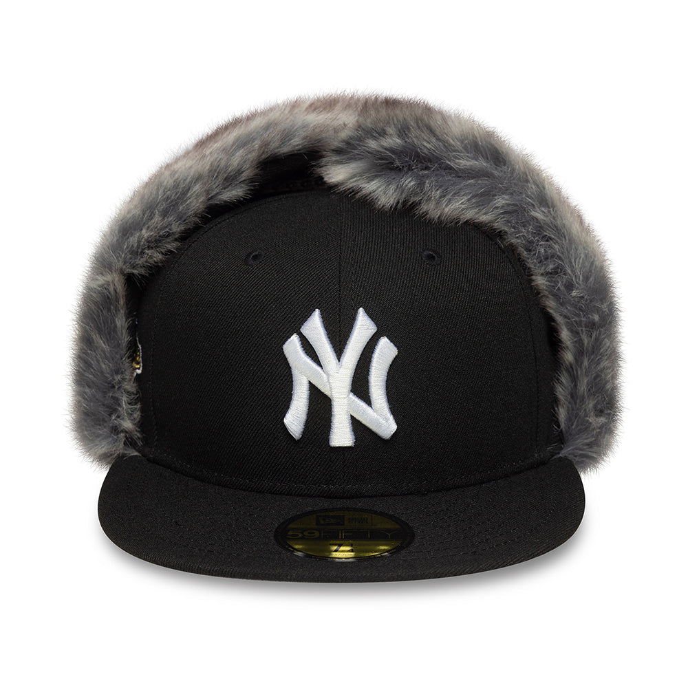 Casquette Avec Protège-Oreilles 59FIFTY MLB World Series Dogear New York Yankees noir NEW ERA