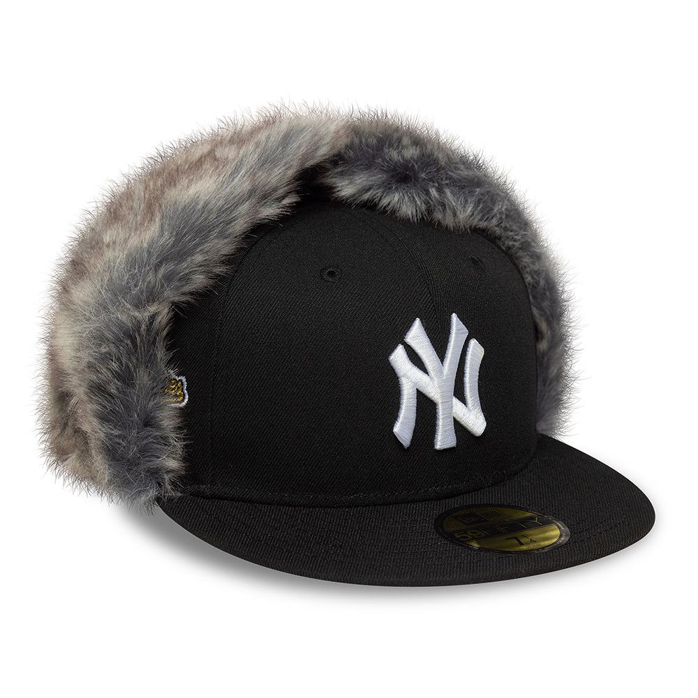 Casquette Avec Protège-Oreilles 59FIFTY MLB World Series Dogear New York Yankees noir NEW ERA