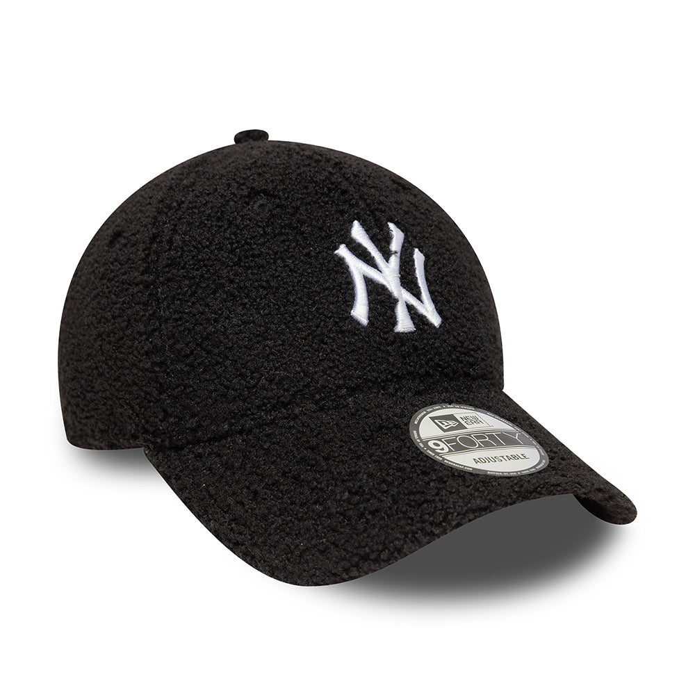 Casquette 9FORTY MLB Winter Borg New York Yankees noir-blanc NEW ERA