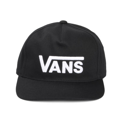Casquette Snapback à Visière Incurvée Drop V Logo noir-blanc VANS