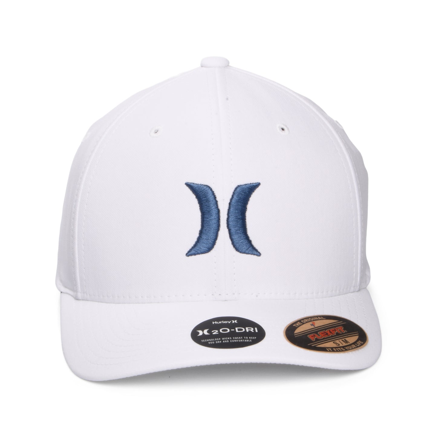 Casquette Flexfit H2O-Dri One & Only blanc-bleu ardoise HURLEY