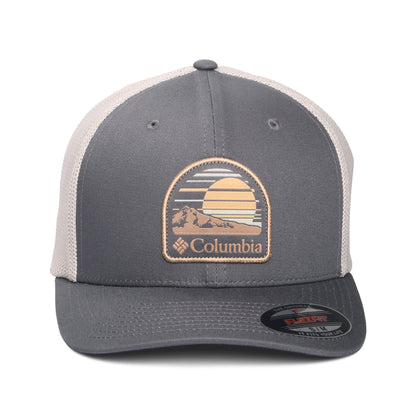 Casquette Trucker Flexfit Peaceful Perspective gris foncé-pierre COLUMBIA