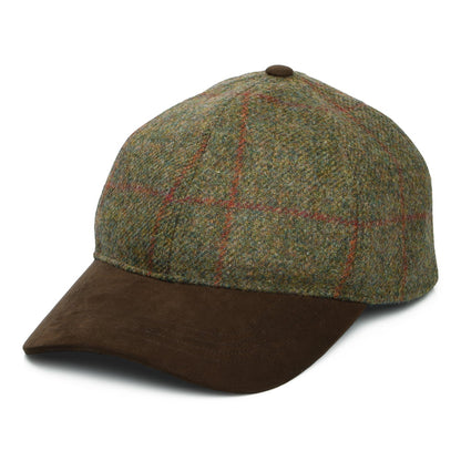 Casquette en Laine Britannique Hydrofuge Newbury olive-marron FAILSWORTH