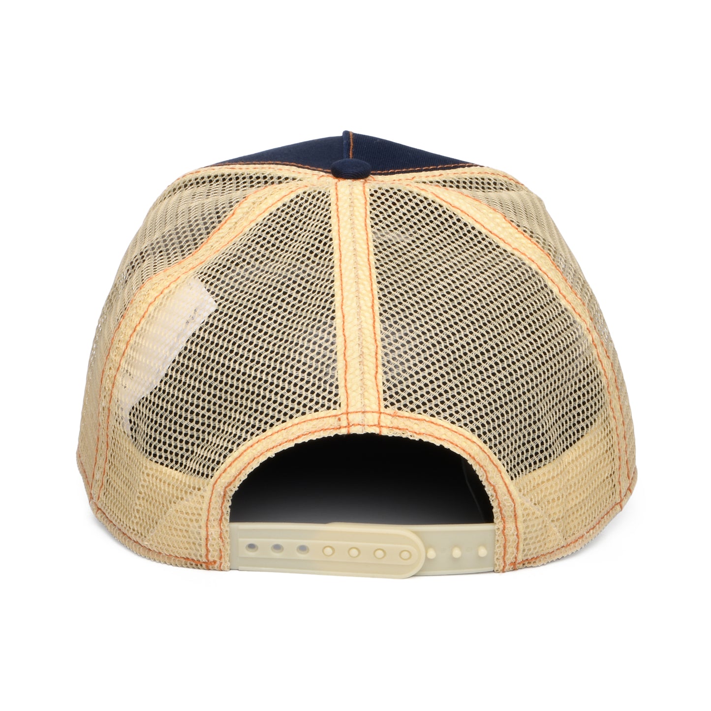 Casquette Trucker Cowboy Coffee bleu marine-olive-blanc cassé STETSON