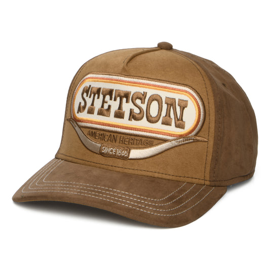 Casquette Snapback Buffalo Horn marron STETSON