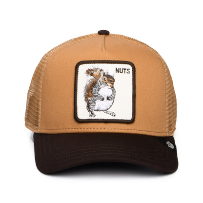 Casquette Trucker Nuts beige sable-marron GOORIN