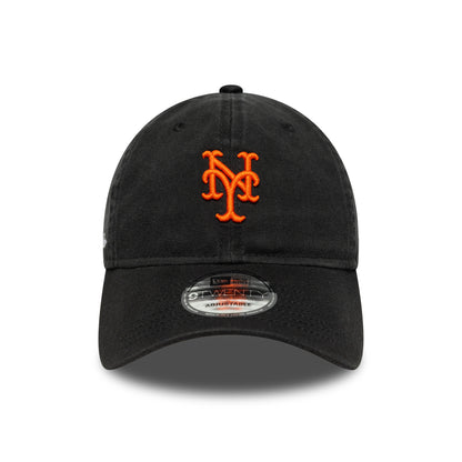 Casquette 9TWENTY - MLB Washed Script New York Mets noir-orange NEW ERA