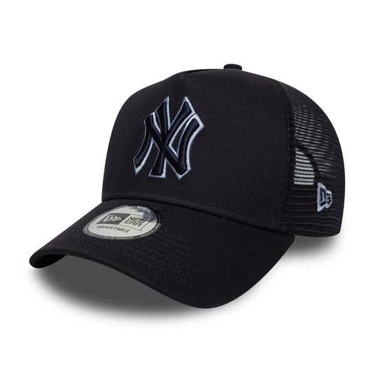 Casquette Trucker MLB Outline A-Frame New York Yankees marine-bleu clair NEW ERA