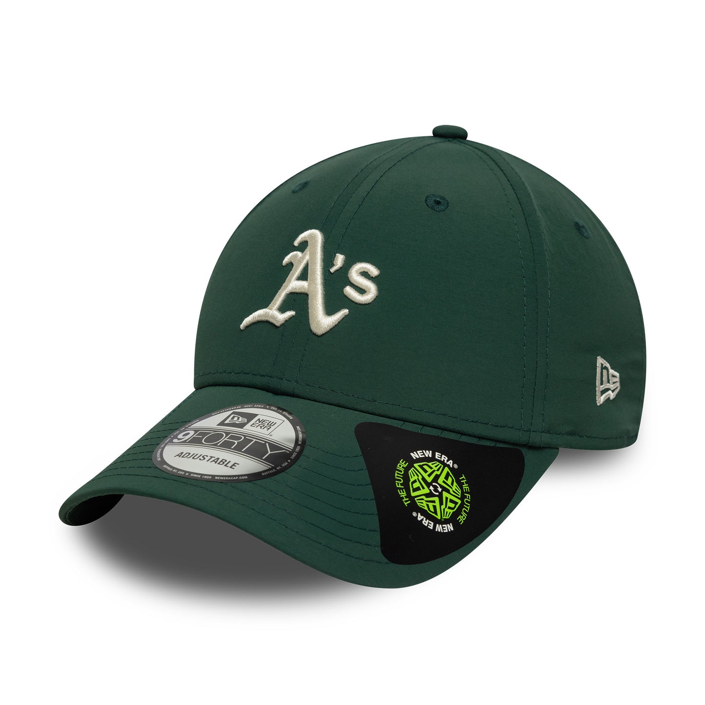 Casquette 9FORTY MLB Recycled Midi Athletics vert foncé-crème NEW ERA