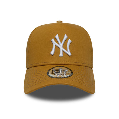 Casquette Snapback 9FORTY MLB League Essential A-Frame New York Yankees ocre-blanc NEW ERA