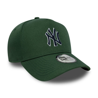 Casquette Snapback 9FORTY MLB Outline Script A-Frame New York Yankees vert NEW ERA