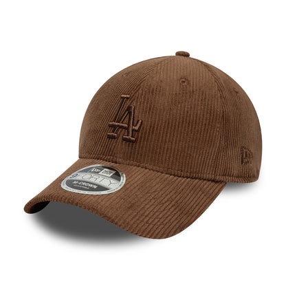 Casquette 9FORTY M-Crown MLB Cord L.A. Dodgers chocolat NEW ERA