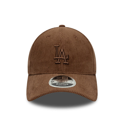 Casquette 9FORTY M-Crown MLB Cord L.A. Dodgers chocolat NEW ERA