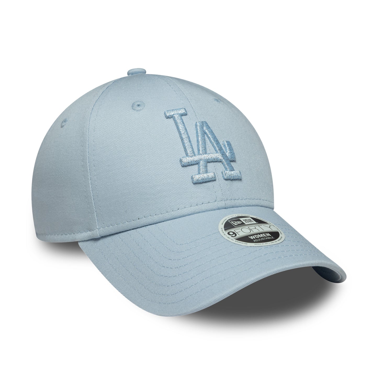 Casquette Femme 9FORTY MLB Metallic Logo L.A. Dodgers bleu clair NEW ERA