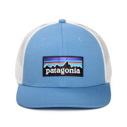 Casquette Trucker en Coton Bio P-6 Logo océan-blanc PATAGONIA