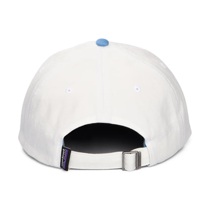 Casquette en Coton Bio P-6 Label Trad blanc-océan PATAGONIA