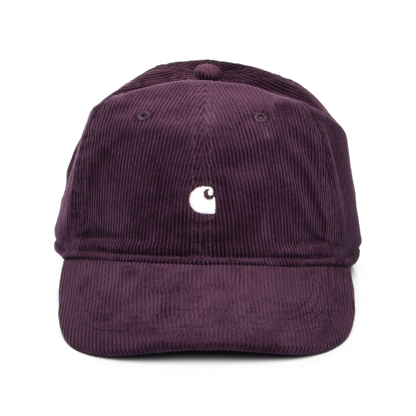 Casquette en Velours Côtelé Harlem violet-blanc CARHARTT WIP