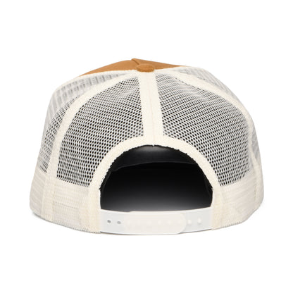 Casquette Trucker à Visière Plate Half Dome beige sable-blanc THE NORTH FACE