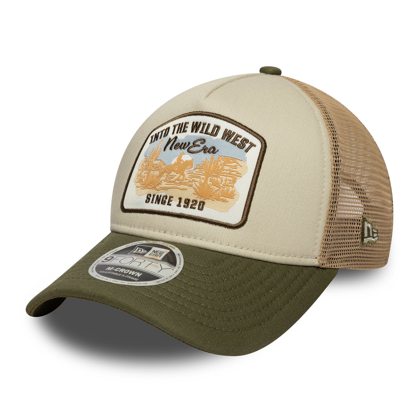 Casquette Trucker 9FORTY M-Crown Contrast Patch A-Frame pierre-olive NEW ERA