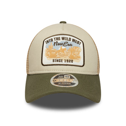 Casquette Trucker 9FORTY M-Crown Contrast Patch A-Frame pierre-olive NEW ERA