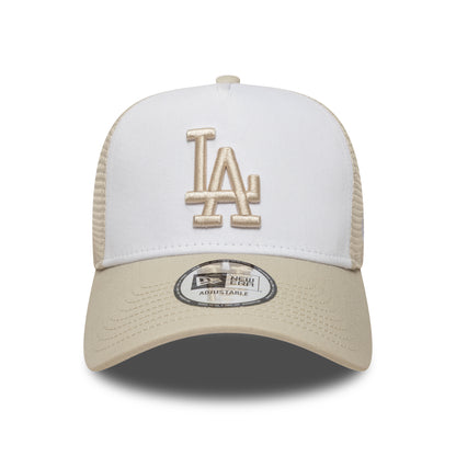 Casquette Trucker MLB League Essential A-Frame L.A. Dodgers pierre-blanc NEW ERA