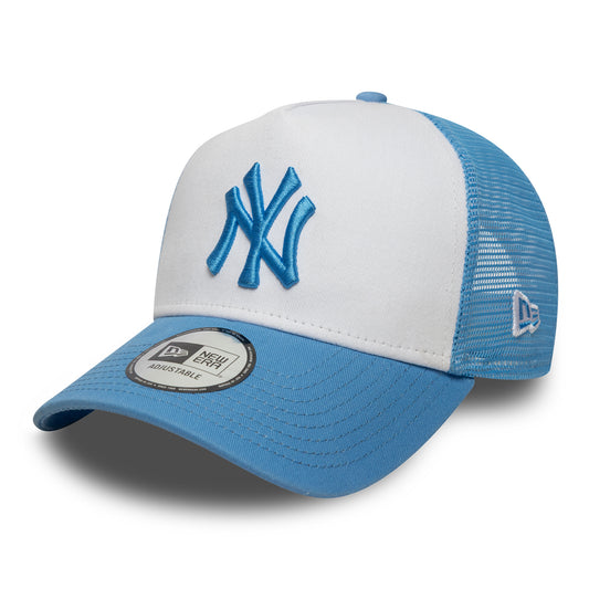 Casquette Trucker A-Frame MLB League Essential New York Yankees bleu-blanc NEW ERA