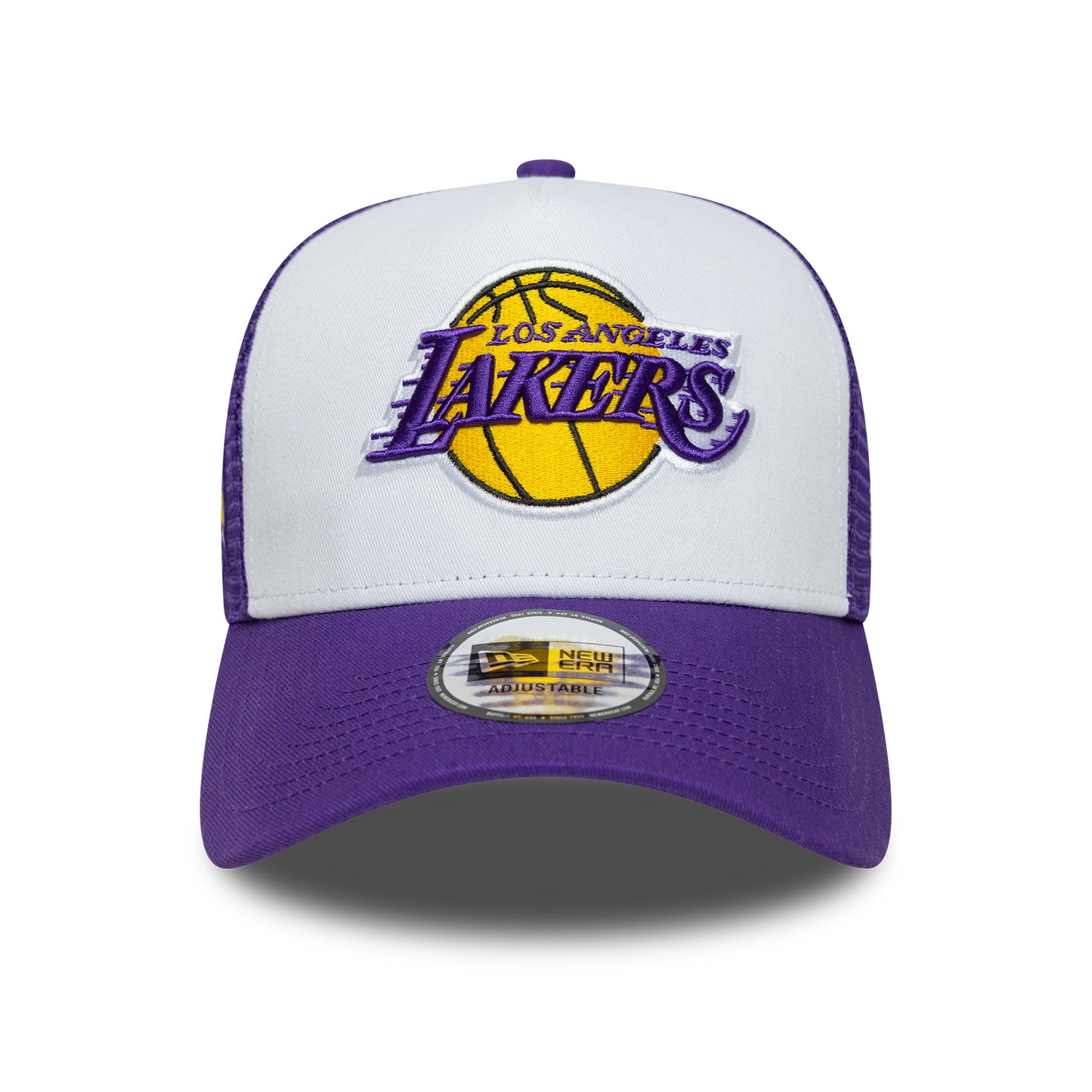 Casquette Trucker A-Frame NBA Side Patch L.A. Lakers violet-blanc NEW ERA