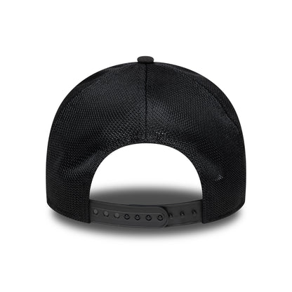 Casquette Trucker MLB Sport Featherweight A-Frame Seattle Mariners noir sur noir NEW ERA