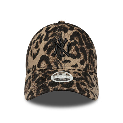 Casquette Femme 9TWENTY MLB Leopard NY Yankees marron-camel NEW ERA