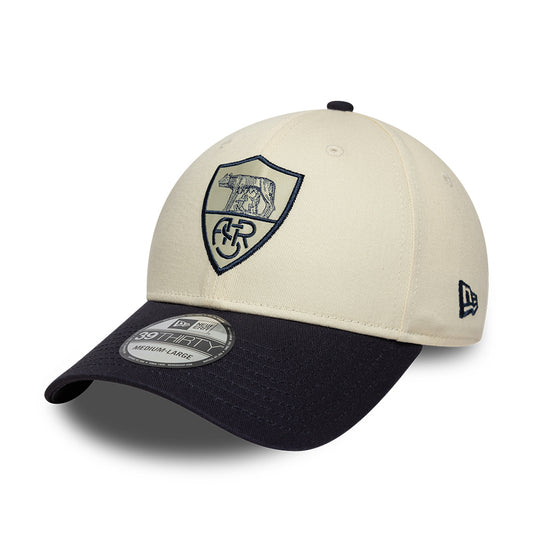 Casquette 39THIRTY Seasonal AS Roma crème-bleu marine NEW ERA