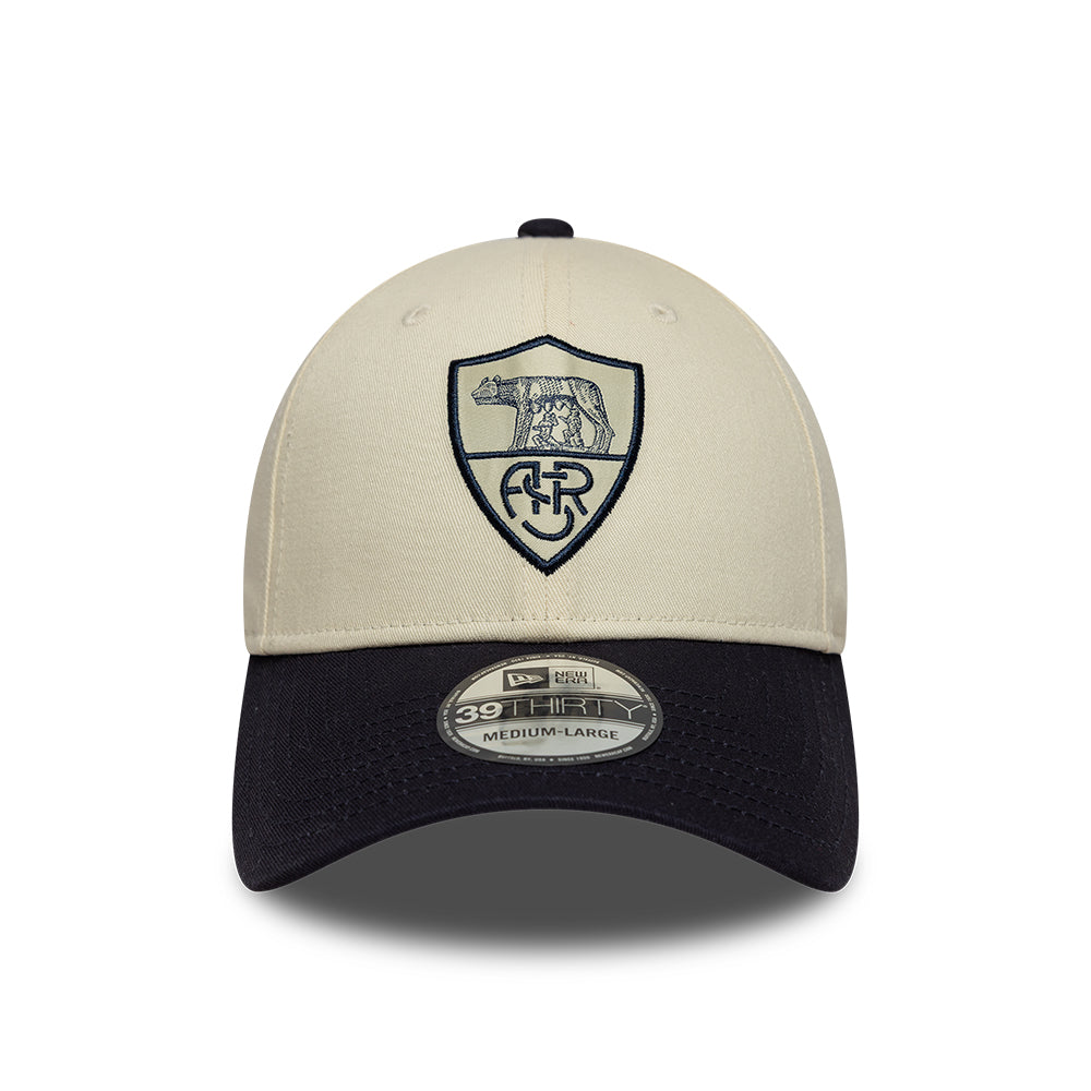 Casquette 39THIRTY Seasonal AS Roma crème-bleu marine NEW ERA