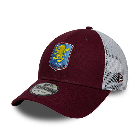 Casquette Trucker 9FORTY League Aston Villa FC bordeaux-bleu ciel NEW ERA