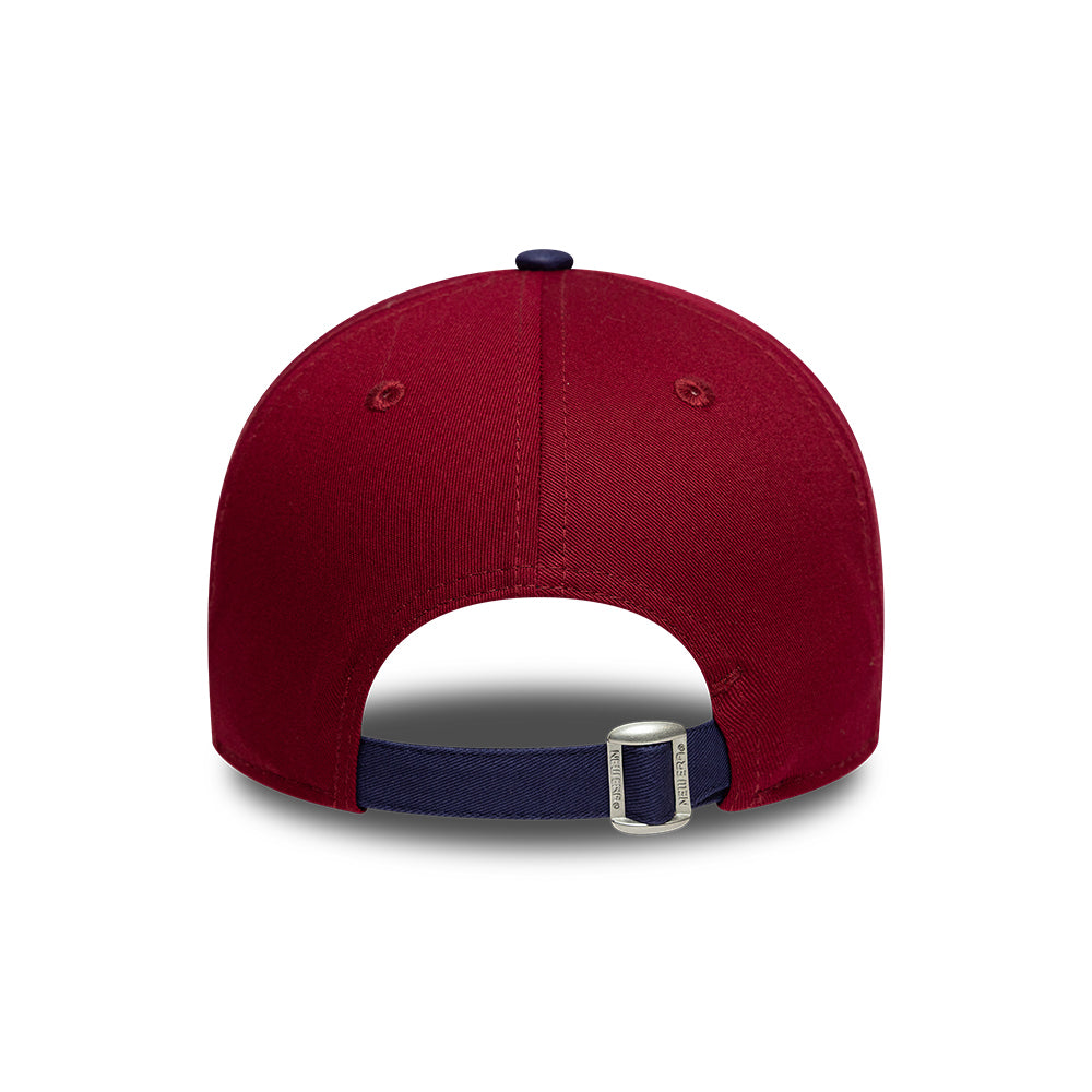 Casquette 9FORTY Contrast FC Barcelone cardinal-bleu marine NEW ERA