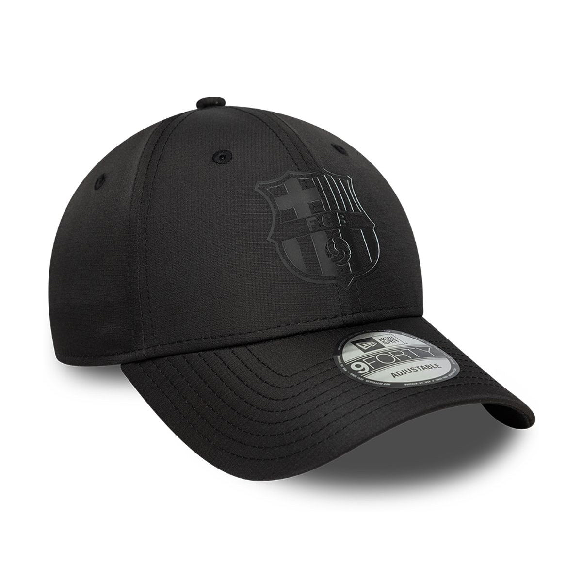 Casquette 9FORTY Ripstop FC Barcelone noir sur noir NEW ERA