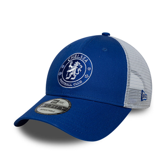Casquette Trucker 9FORTY League Lion Crest Chelsea FC bleu roi NEW ERA