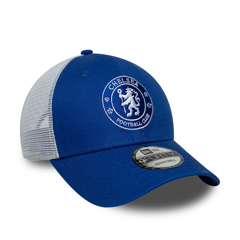 Casquette Trucker 9FORTY League Lion Crest Chelsea FC bleu roi NEW ERA