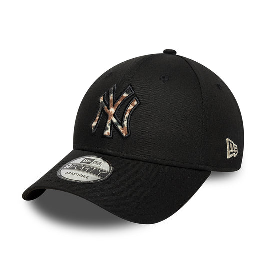 Casquette 9FORTY MLB Faux Pony Infill New York Yankees noir NEW ERA