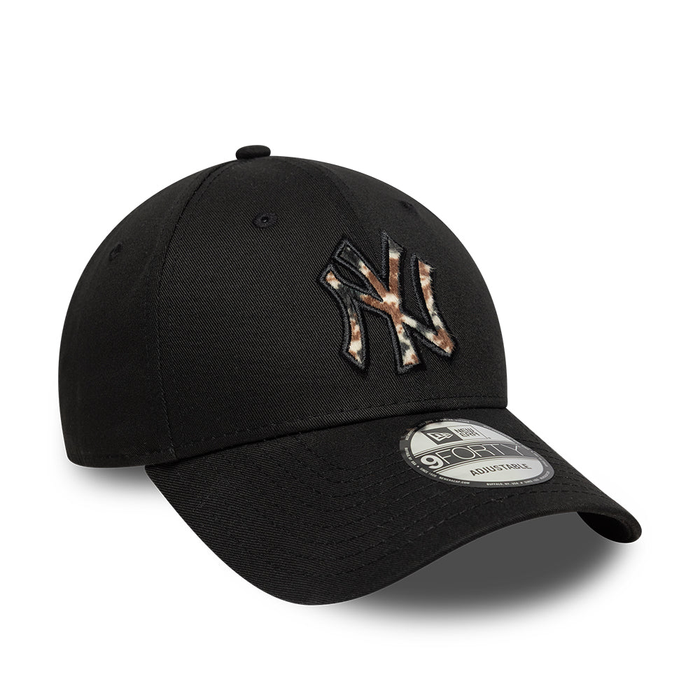 Casquette 9FORTY MLB Faux Pony Infill New York Yankees noir NEW ERA