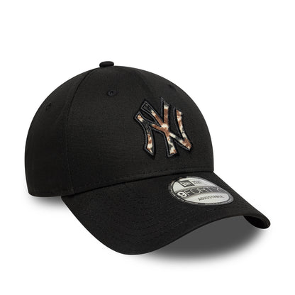 Casquette 9FORTY MLB Faux Pony Infill New York Yankees noir NEW ERA