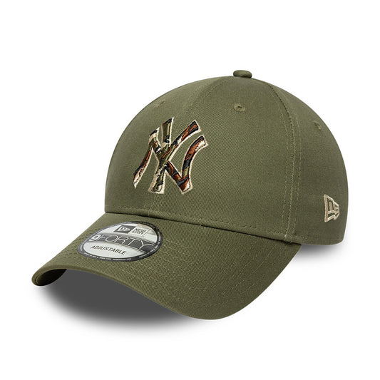 Casquette 9FORTY MLB Outline Camo New York Yankees olive NEW ERA