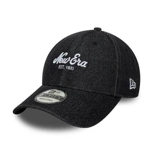 Casquette en Denim 9FORTY noir NEW ERA