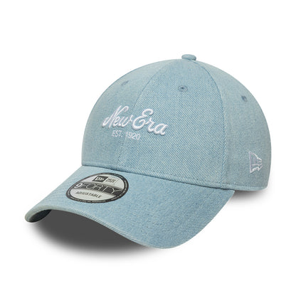 Casquette en Denim 9FORTY bleu clair NEW ERA