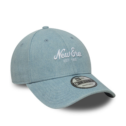 Casquette en Denim 9FORTY bleu clair NEW ERA