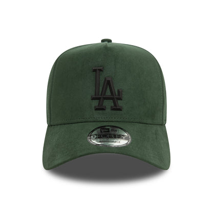 Casquette Snapback A-Frame 9FORTY MLB Faux Suede L.A. Dodgers vert foncé-noir NEW ERA