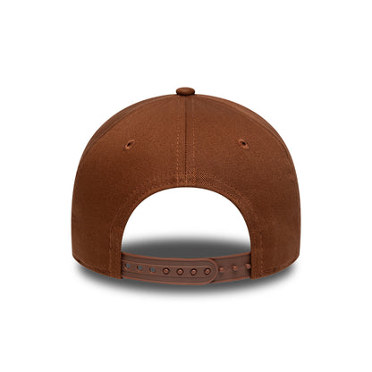 Casquette Snapback A-Frame 9FORTY MLB League Essential L.A. Dodgers marron profond-blanc NEW ERA