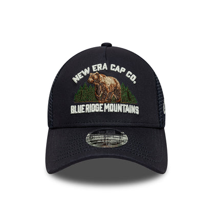 Casquette Trucker A-Frame 9FORTY M-Crown Outdoor Graphic bleu marine NEW ERA