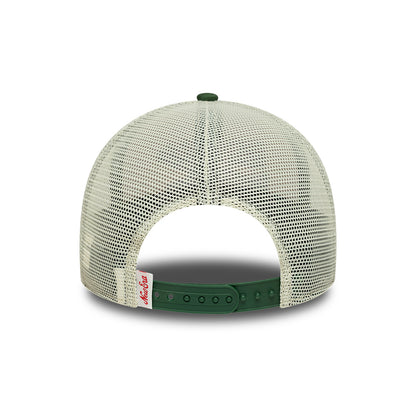 Casquette Trucker A-Frame 9FORTY M-Crown Outdoor Graphic crème-vert foncé NEW ERA
